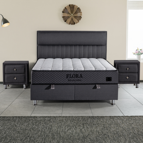 MyViscoo Flora Yatak Baza Başlık Set