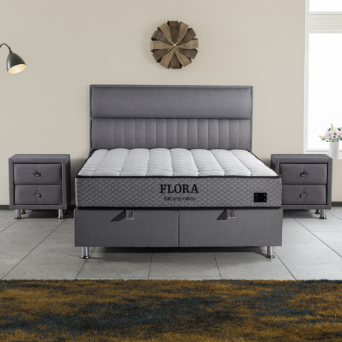 MyViscoo Flora Yatak Baza Başlık Set