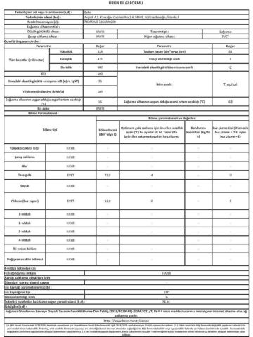 Beko 74785 MB Mini Buzdolabı