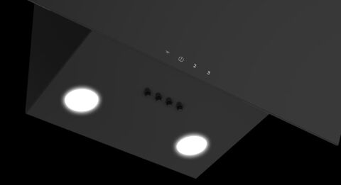 Beko BDE 6030 SR Siyah Duvar Tipi Davlumbaz