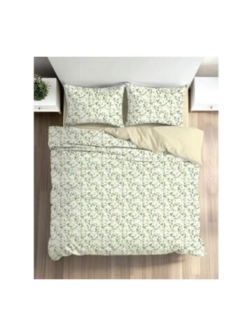 Fixbox Çift Kişilik Ranforce Nevresim Takımı Olea Bej