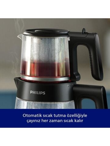 Philips 5000 Serisi HD7360/00 1900 W Cam Çay Makinesi