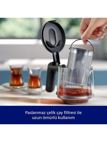 Philips 5000 Serisi HD7360/00 1900 W Cam Çay Makinesi