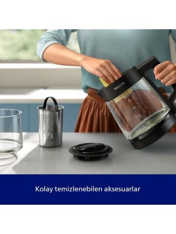 Philips 5000 Serisi HD7360/00 1900 W Cam Çay Makinesi